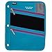 Five Star Zipper Pouch, Pencil Pouch, Pen Holder, Fits 3 Ring Binders, Teal / Bright Pink (50642BG7)
