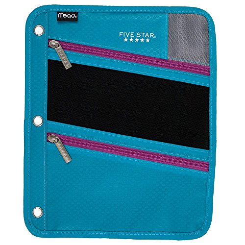 Five Star Zipper Pouch, Pencil Pouch, Pen Holder, Fits 3 Ring Binders
