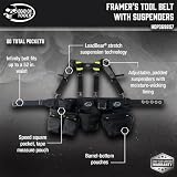 Dead On Tools 1680 Denier Poly Framers Tool Belt with Suspenders HDP369857 view 2