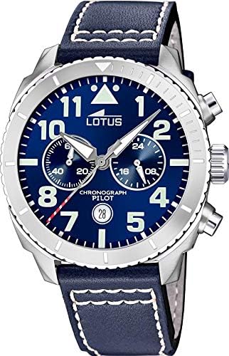 Precio Lotus Reloj Analógico para Hombre de Cuarzo con Correa en Cuero Genuino 18705/1