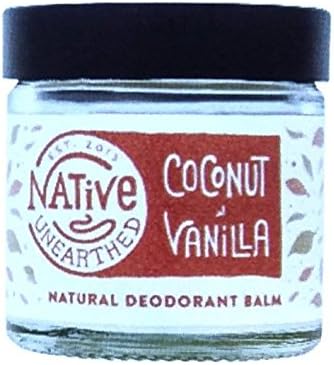 Native Unearthed Natural Vanilla& Coconut Deodorant Balm 60ml (Pack of 3)