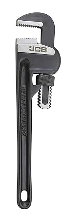 JCB Tools Heavy Duty Pipe Wrench - Cast Iron, 8, 22058606