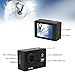 Acekool 4K WIFI Sports Action Camera Ultra HD Waterproof DV Camcorder 16MP 170 Degree Wide Angle 2 Inch LCD Screen with 2 pcs Batteries (Sliver)