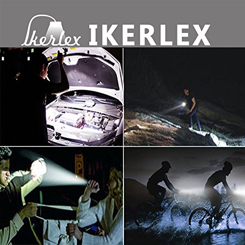 IKERLEX LED Linternas Tácticas Militares Recargables LED Antorcha Alta Potencia 1000 Lumen con 5 Modos Ajustable Portátil