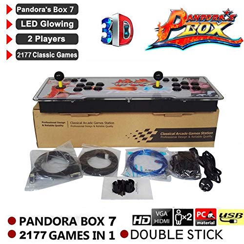 2177 Pandora's Box 7 3D Arcade Machine Game Console Newest System Full HD 1080P Video Game Spiel Doppel Stick 2 Player