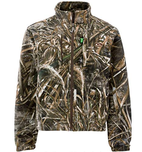 Drake MST Layering Waterproof Fleece Full Zip Jacket Max 5 Camo DW215