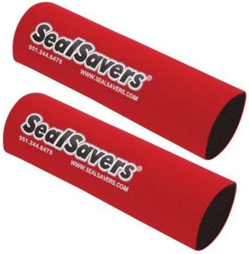 Seal Savers Fork Covers 44-50mm Fork Tube, Short Red - Fits: KTM 505 XC-F 2008-2009