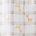 HALO 100% Cotton Muslin Sleepsack Swaddle, Giraffe Plaid, Newborn