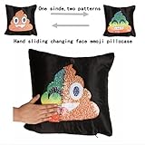 Meolin Mermaid Pillow Sequin Pillow Case without Pillow Insert Throw Pillow Case Reversible Color Changing Decorative Pillow Case