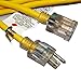 Wideskall® Heavy Duty 14 Gauge UL Listed SJTW Outdoor Lighted Extension Cord (Yellow) (15 Feet)