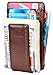 kinzd Money Clip, Front Pocket Wallet, Genuine Leather RFID Blocking Strong Magnet Minimalist Thin Wallet For Mens Brown Clip Wallet Credit Card Holder