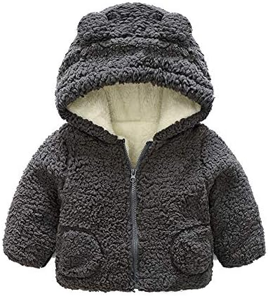 Tronet Infant Baby Autumn Winter Embroidery Hooded Coat Girls Boys Warm Thick Cloak Jacket