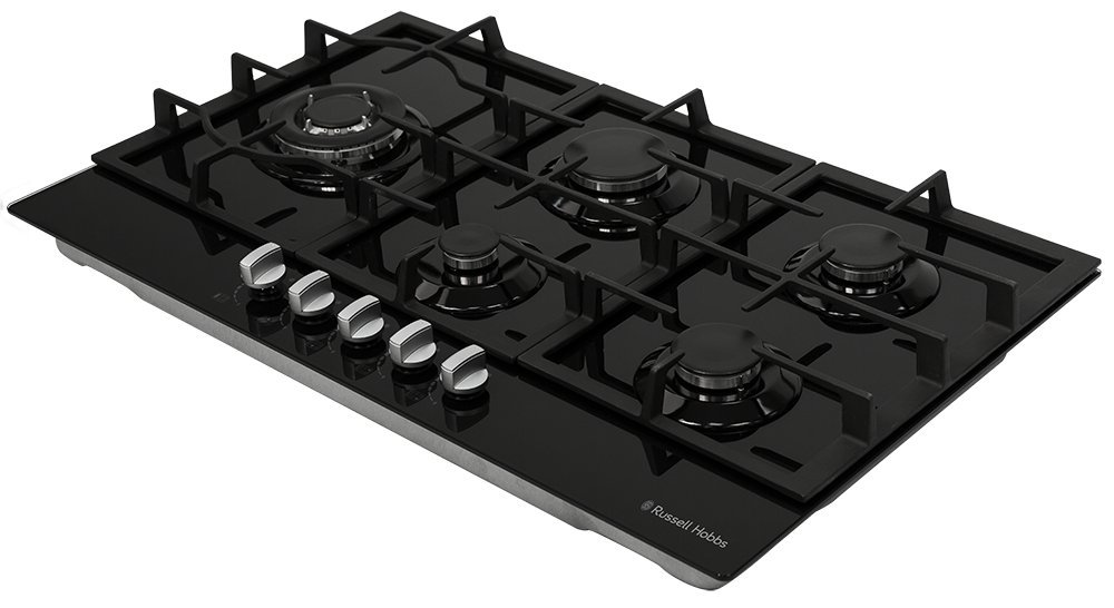 Russell Hobbs 86cm Wide 5 burner Gas Hob Black RH86GH701B Buy Appliances01 Store