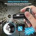 Bluetooth FM Transmitter for Car, Comsoon 7 Colors LED Backlit Bluetooth Car Adapter, Bluetooth Receiver Car Kit with Hands-Free Calling, QC3.0 Car Charger, Support USB Disk, microSD Card (Black)