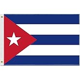 MacLand 30×45 CM Cuba Flag,12×18 inch Small 150D Cuban Outdoor Banner,Tiny Doube Layer Printing Decor for Nautical Ensign Boat Yacht with Brass Gromment