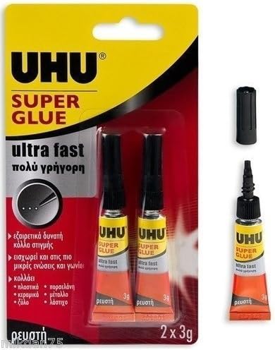 UHU SUPER GLUE EXTRA STRONG ULTRA FAST 