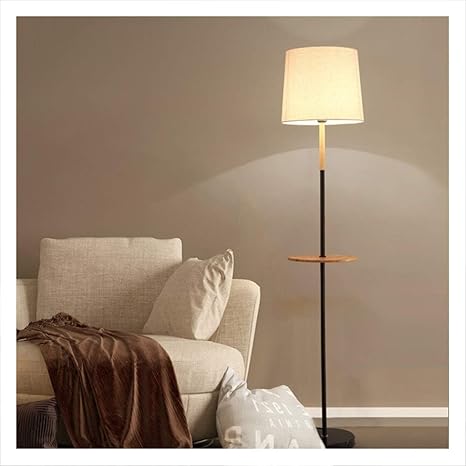 European Style Floor Lamp Living Room Bedroom Study Wooden