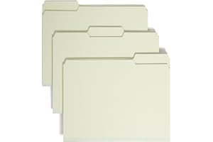 Smead Pressboard Folder, Letter, 1/3 Cut Tab, 1-Inch Expansion, 25 Per Box (13230)
