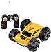 Click n' Play Double sided Tumbling Stunt Rolling RC Remote Control Car - 360° Spin and Lighting