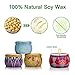 Scented Candles Christmas Gifts for Women 4 Pack 4.4Oz Stress Relief Candles 120H Burning Soy Candles for Home Scented, Ideal for Anniversary, Birthday, Thanksgiving