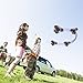 UK BONITOYS BoniToys Handheld Flying Fidget Spinner,Anti-Anxiety ADHD Relieving Reducer Outdoor Interactive Toys for Kids Adult, Black