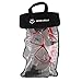 WIN.MAX Anti-Fog Diving Mask and Snorkel Set, Wide View Mask Snorkel Set (Mask/Snorkel, One Size) (Red)