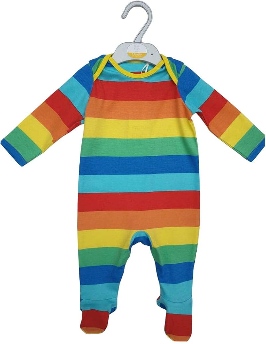 rainbow sleepsuit newborn