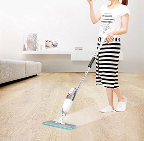 XGHW Water spray mop flat mop Tile solid wood special mop wet and dry mop, hand-washed mop (giving four pieces of cleaning cloth)