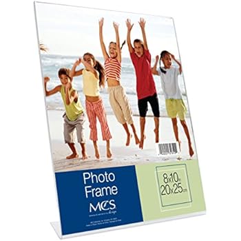 MCS 8x10 Inch Bent Acrylic Picture Frame, Vertical (31810)