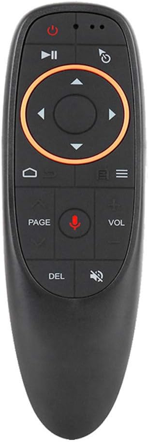 Vaorwne G10 Air Mouse Remote Control Voice Remote 2.4Ghz Voice Search Assistant Ir Learning Without Gyro For Android Tv Box Black Plastic