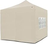 Gorilla Gazebo 3x3m Pop Up Heavy Duty Waterproof Market Stall Cream view 7