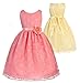 AkiDress Lovely Floral Lace Flower Girl Dress for Little Girl
