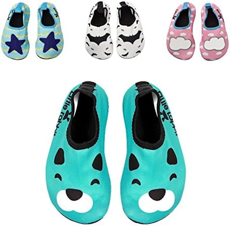 Barefoot Water Shoes for kids - Quick-Dry Water Shoes for kids Anti-slip and Lightweight For Beach Surf Pool Swim Yoga Aerobics (M:10-11 M Toddle, green)