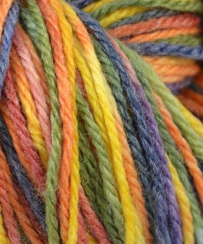 Shooting Yarn Hand Painted Panda Sock Kaliedoscope