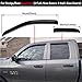 Lightronic WV94101 Outside-Mount Side Window Visor Deflector Rain Guard, Dark Smoke, 4-Pieces Set, Fits 2009-2018 Dodge Ram 1500 Quad Cab, 2019-2023 Ram 1500 Classic Quad Cab