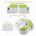 DANDELION Travel Adapter Outlet Adapter Traveler Accessory Universal Wall Charger 2 USB Ports (UK, USA, AU, Europe, Asia) International Power Plug Adaptor for Multiple Socket Type C, A, I, G (Green)