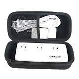 Khanka Hard Travel Case Replacement for Bestek Universal Travel Adapter 220V to 110V Voltage Converter (Black)