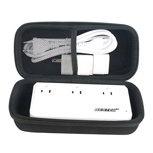 Khanka Hard Travel Case Replacement for Bestek Universal Travel Adapter 220V to 110V Voltage Converter (Black)