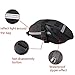 BOGZON Waterproof Mountain Bicycle Rear Seat Pack, Bike Saddle Bag/Handlebar Bag/Strap-on Bag/Toolkit, Black