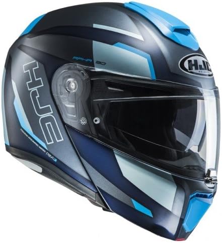 HJC RPHA 90 RABRIGO MC2SF Motorcycle Helmet, Black/Blue, Size L