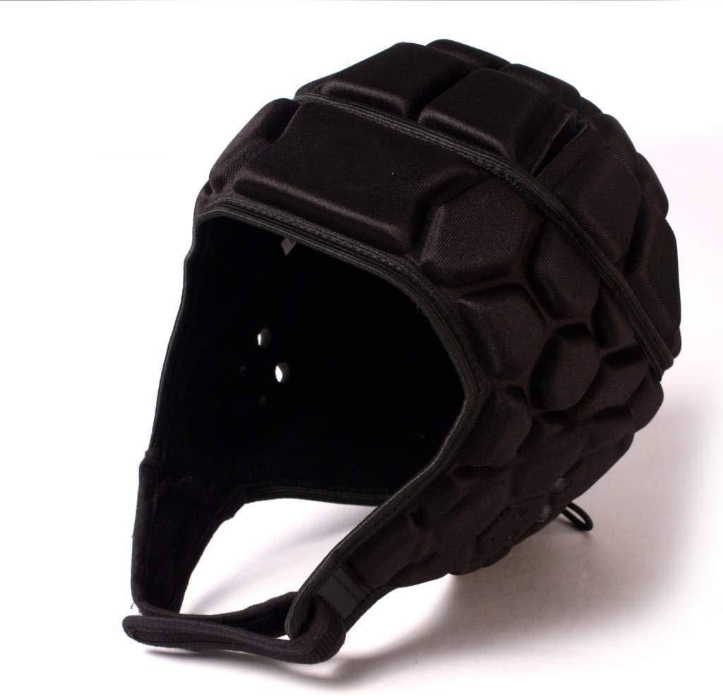 BARNETT Heat Pro Helmet - Soft Padded Headgear - Rugby -Flag Football - Youth and Adult Sizing 7 on 7-7v7 Soft Shell- Epilepsy Head Fall Protection, Red