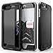 Zizo ION Series Compatible with iPhone 6S Plus Case Military Grade Drop Tested with Tempered Glass Screen Protector iPhone 6 Plus Case Black Smoke