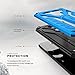 LG V30 Case - Zizo [Static Series] Shockproof [Military Grade Drop Tested] w/ Kickstand [LG V30 Heavy Duty Case] Impact Resistant, Blue/Black