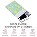 UCGOU Bubble Mailers 4x8 Inch Lemon Designer 50 Pack Poly Padded Envelopes Small Business Mailing Packaging Self Seal Waterproof Boutique Mail Shipping Bags for Jewelry Makeup Supplies #000