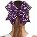 chassé Dangle Sequin Performance Hair Bow Seq Purple