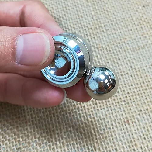 FlyHighHi New Style EDC Magnetic Orbiter Fidget Toy Hand Spinner Metal Ball EDC Stress Relief Hand Sensory Fidget Gadget Antistress Toy For Autism ADHD
