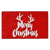 Home & More 101741729 Christmas Antlers Doormat