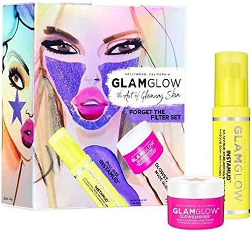 Exclusive New GLAMGLOW - 'Forget the Filter' Skincare Gift Set XMAS'18