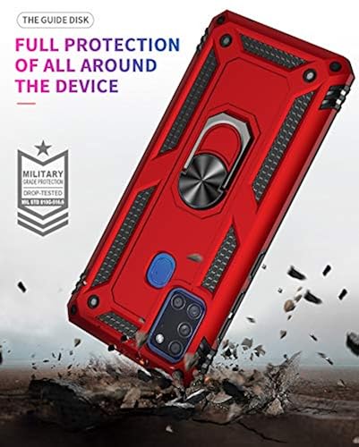 AFARER Galaxy A21S Case, Extreme Protection Military Armor Case