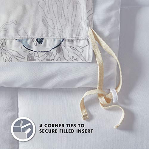 Intelligent Design Reversible 100% Cotton Duvet - Breathable Sateen Comforter Cover, Modern All Season Bedding Set with…